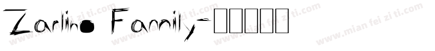 Zarlino Family字体转换